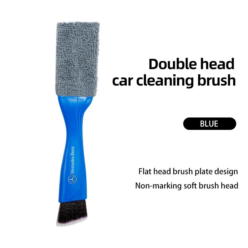 CDQ1 2025 Hot 2 In 1 Car Dust Tool Cleaning Brush Accessories Interior For Mercedes Benz AMG W203 W206 W220 W205 W211 W212 W201 W210