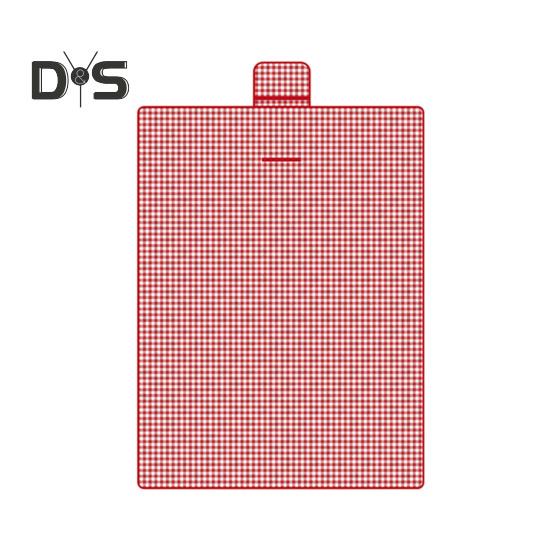 Плед для пикника с толстым хлопковым наполнителем, водонепроницаемый, легко моется, многоцелевой пляжный коврик, складной коврик для пикника с ручкой