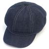 Universal Chemistry Stitch Dark Denim Newsboy Cap