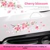 Pink Cherry Blossom Floral Car Stickers Love Auto Vinyl Decal Bumper Window for Women Car Tuning Styling Accessories