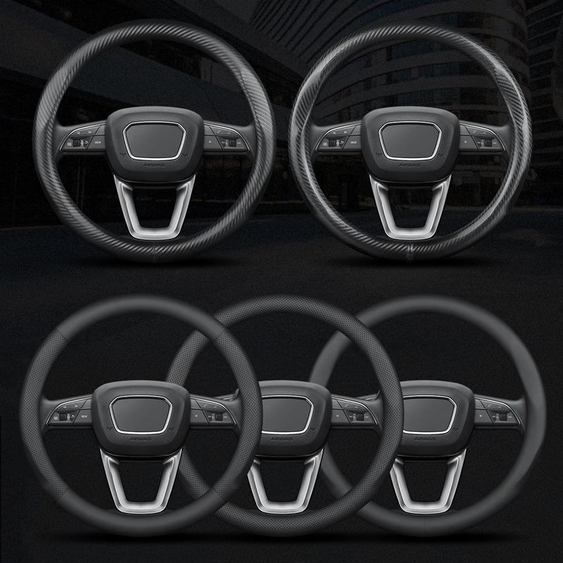 Premium Genuine Leather Steering Wheel Cover for Buick: Excelle, Regal, LaCrosse, Envision, Velite, Verano, GL6