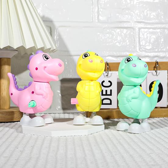 Юшэн Заводная Прыгающая Игрушка Животное Корова Белка Динозавр Кролик Пингвин Цыпленок Обезьяна Птица Ходячая Игрушка Для Малышей Образовательная Интерактивная Заводная