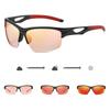 Sports half-frame sunglasses for outdoor cycling, colorful photochromic sunglasses, polarized sunglasses 3145