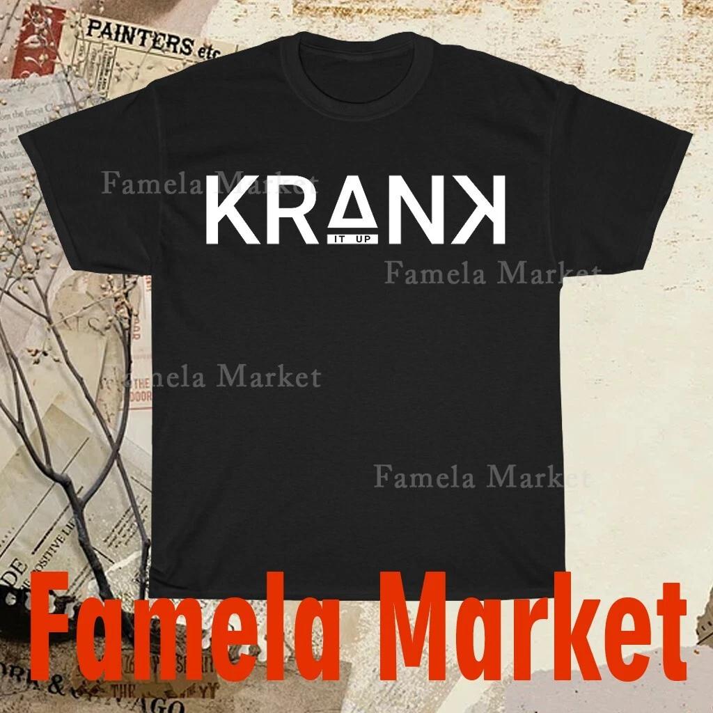 Krank Amplificati Логотип Футболка Футболка Смешная Американский Размер от S до 5XL Футболка