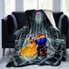 1pc beauty and the beast Blanket for Sports, Outdoor, Living Room, Home Decoration, Sofa Blanket, Suitable for All Seasons, Travel, Birthday
