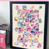Мультяшные наклейки My Little Pony для DIY-дневника, ноутбука, чемодана, скейтборда, граффити, веселые классические игрушки