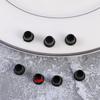 50Pcs Hinge Screw Covers Plastic 10Mm Cabinet Door Window Decorative Cover Conceal Hinge Plate Bolt Screw Caps Black