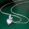 BELLA BOX Heart Pendant Necklace Multiple Colour Fashion Wedding Engagement Jewelry