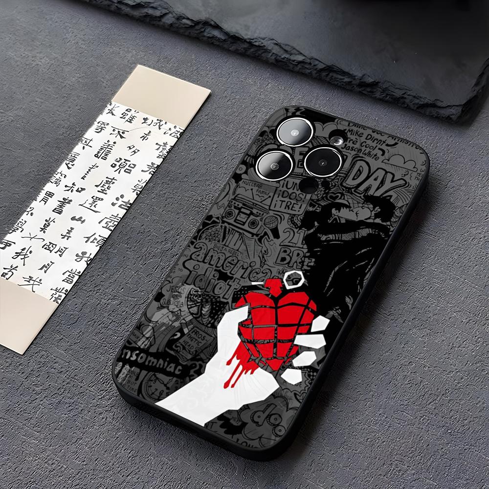 Band Green Day Phone Case Funda For Iphone 13 17 16 11 15ProMax 14 12 Pro Xs Max Mini Xr X 7 8 6 6s Plus Covers