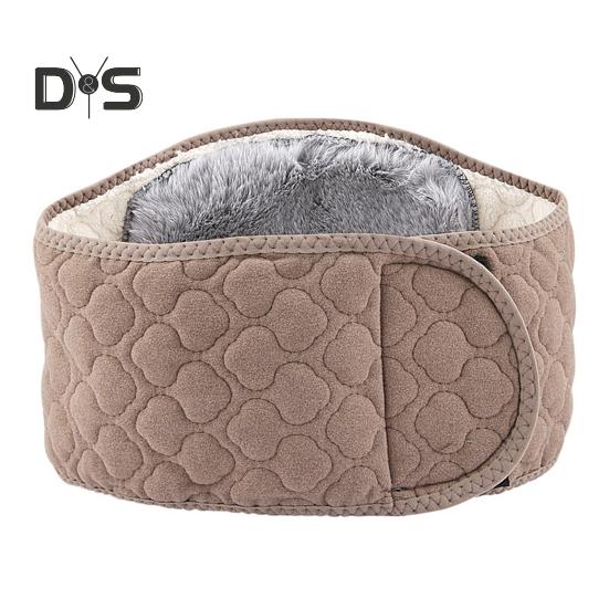 Зимний утеплитель для талии, регулируемый, 3 слоя, толстый, для холодной погоды, для мужчин и женщин, термоплюшевый пояс для поддержки поясницы, пояс для защиты живота