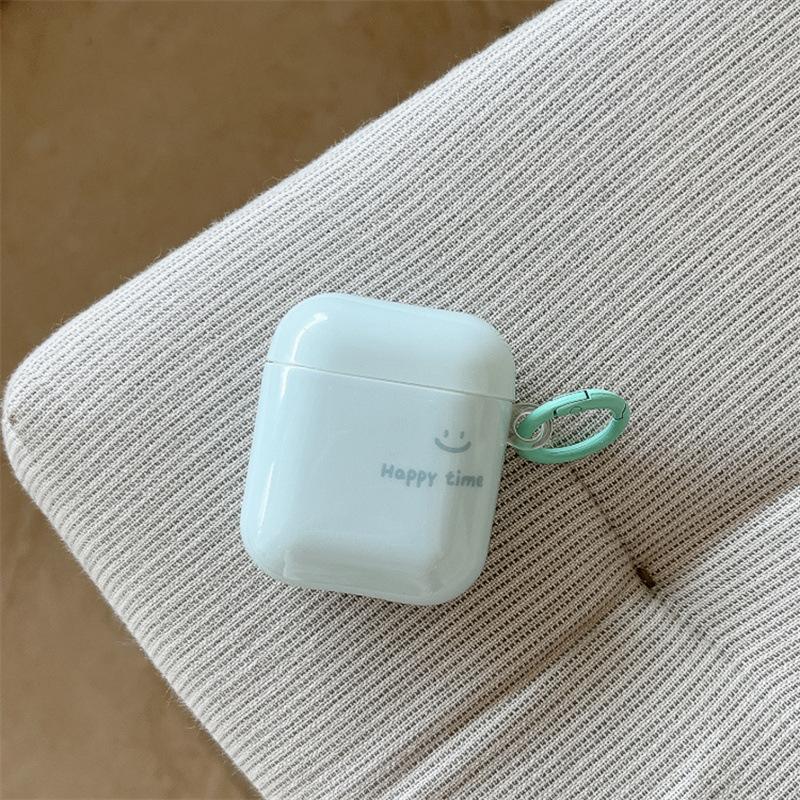 Однотонный кулон-смайлик макарон для защитного чехла наушников AirPods 1 /pro1 новое поколение для женщин