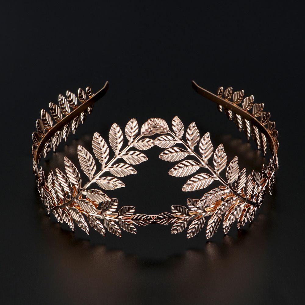 Украшения для волос Головной убор Короны Обруч для волос Листья Резинки для волос Свадебные аксессуары для волос Повязки на голову для невесты