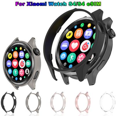 ПК Полый Чехол Для Xiaomi Watch S4 Защитник Ремешок Для Умных Часов Чехол Бампер Для Xiaomi Watch S4 Защитные Чехлы