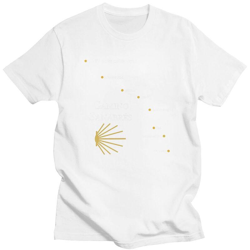 Custom Fashion Buen Camino De Santiago T Shirts Men ShortSleeve El Camino Way Tshirt Casual Tee 100 Cotton Oversized Tshirts
