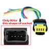 2pcs For Nissan Qashqai Dualis J10 2007 - 2013 Rear Tail Light Lamp Plug Connector Wiring Harness Loom 2009 2010 2011 2012