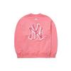 New MLB Base Logo Sweatshirts Unisex Pink 3AMTB0121-50COL
