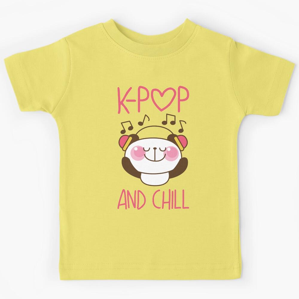 K-Pop And Chill Cute Kawaii Clothing Kids T-Shirt