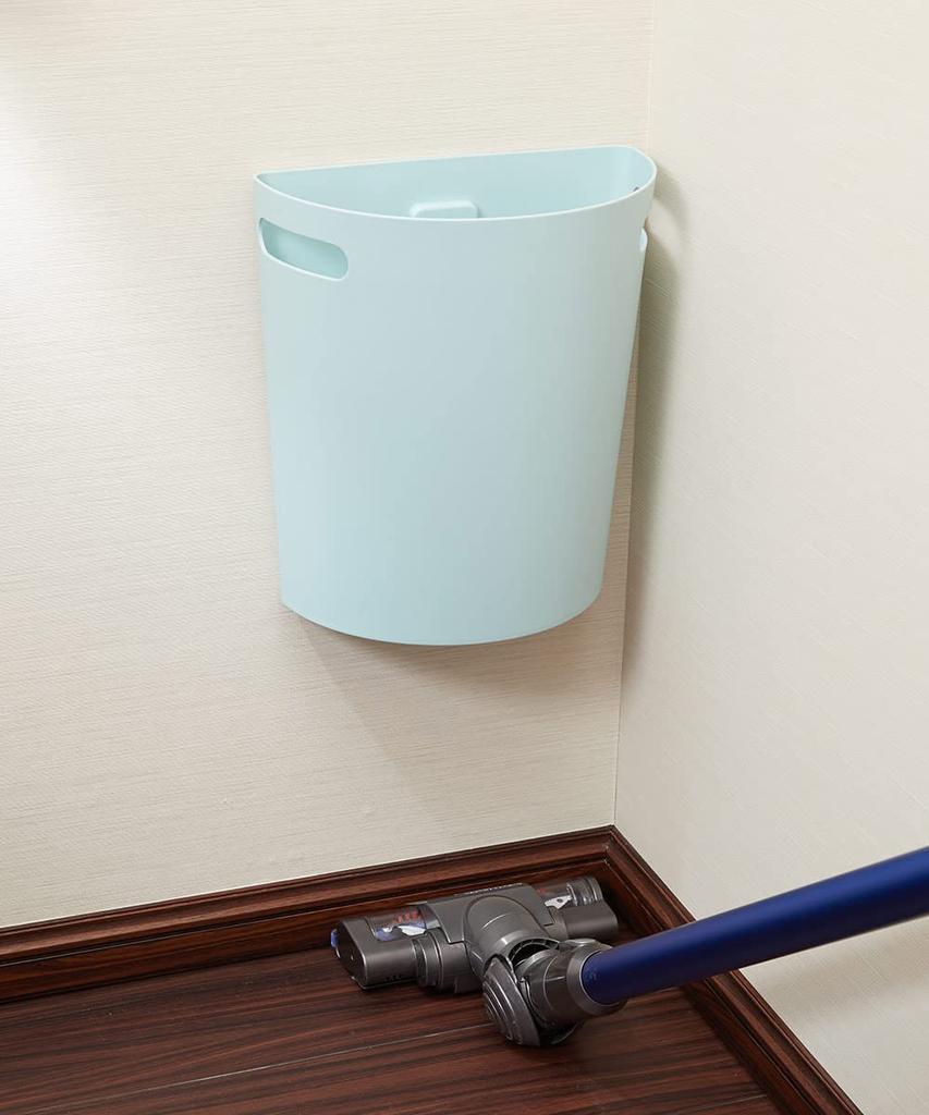 Iseto Wisteria Trash with Two Magnetic Made In Can, White, 9L, Wall-Mounted, Sheets, Japan, I-525