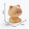 6Pcs/set Cartoon Mini Pet Cat Miniatures Resin Animal Ornament Fairy Garden Decoration Moss Terrarium Micro Landscape