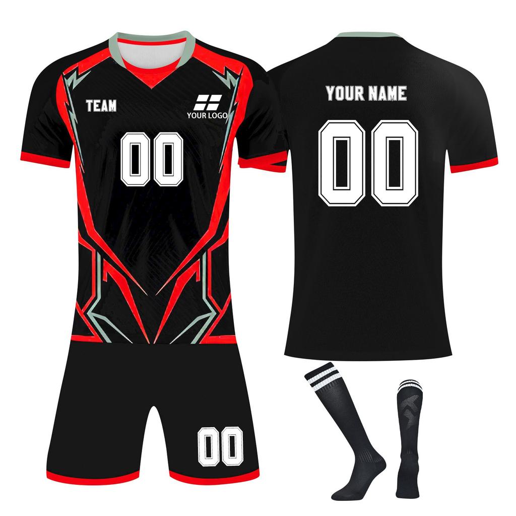 Комплект персонализированных рубашек для мужчин и девочек с именем и номером, футбольные майки на заказ для мальчиков, тренировочный костюм