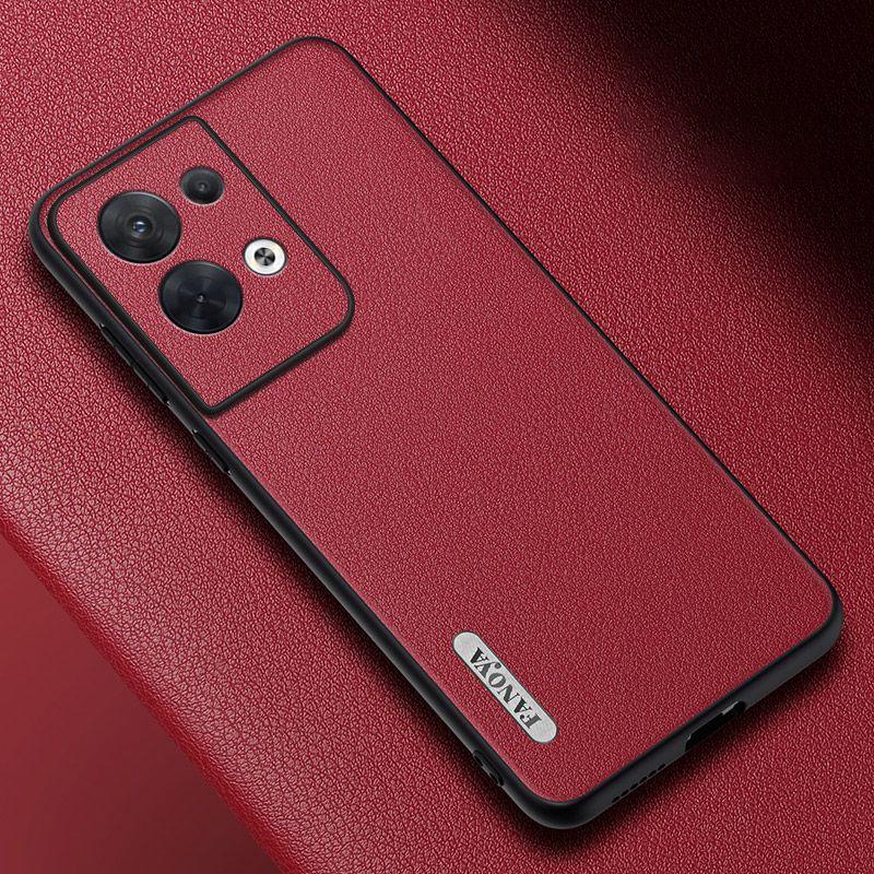 Роскошный кожаный чехол для OPPO Reno 8 9 Pro Plus 5G Задняя крышка Матовая силиконовая защита Чехол для телефона для OPPO Reno 7 Pro 7 SE Coque