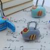 Random Color Dormitory Cabinet  Lock Anti-theft Backpack Zipper Lock Cute Digit Password Lock  Home