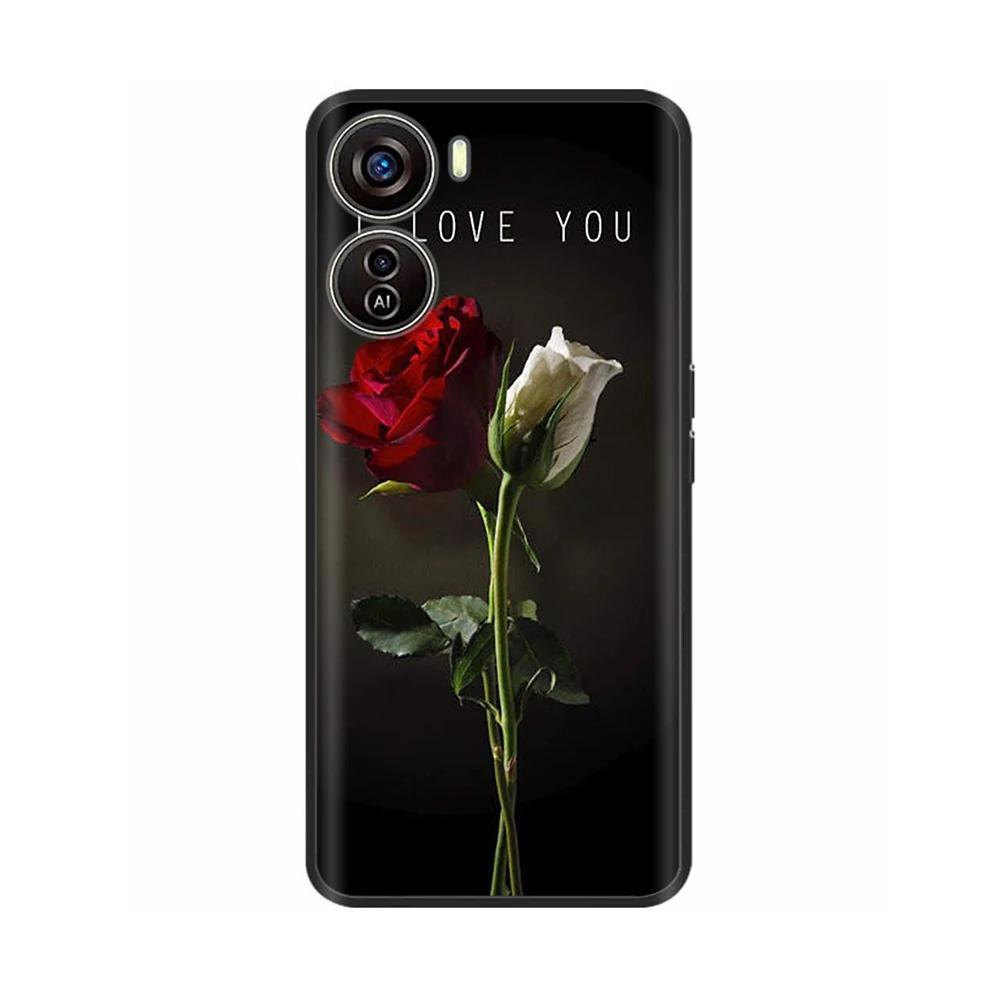 Чехол для ZTE Blade V50 Design 5G Мягкий силиконовый чехол для телефона для ZTE Blade V50 Design 4G 5G Ударопрочный корпус Задняя крышка Coque