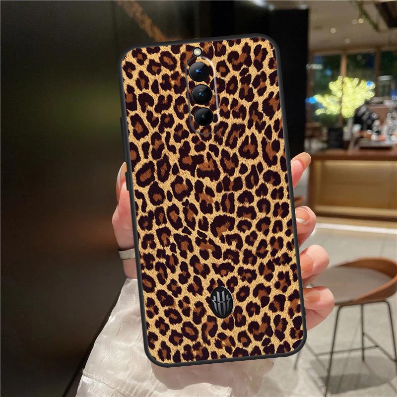 Чехол с принтом африканского леопарда для ZTE Nubia Red Magic 11 10 8 8S 9 9S 10S Pro Plus 6 7 6S 7S Для RedMagic 10 Air Чехол