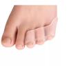 Transparent Silicone Gel Straightener Pain Relief Toe Protector Three-Hole Little Toe Bunion Foot Care Tools