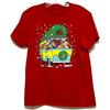 Винтажная футболка Scooby Doo Merry Christmas For Fans Хлопок Красный Унисекс BT624 Унисекс Футболка