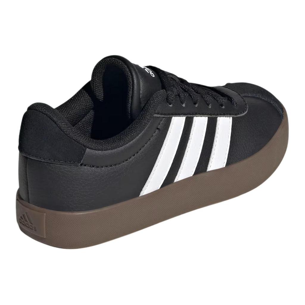 adidas VL Court 3.0 K Черный Белый Гум Детские Кроссовки Основной Черный Облачно-Белый IE3630