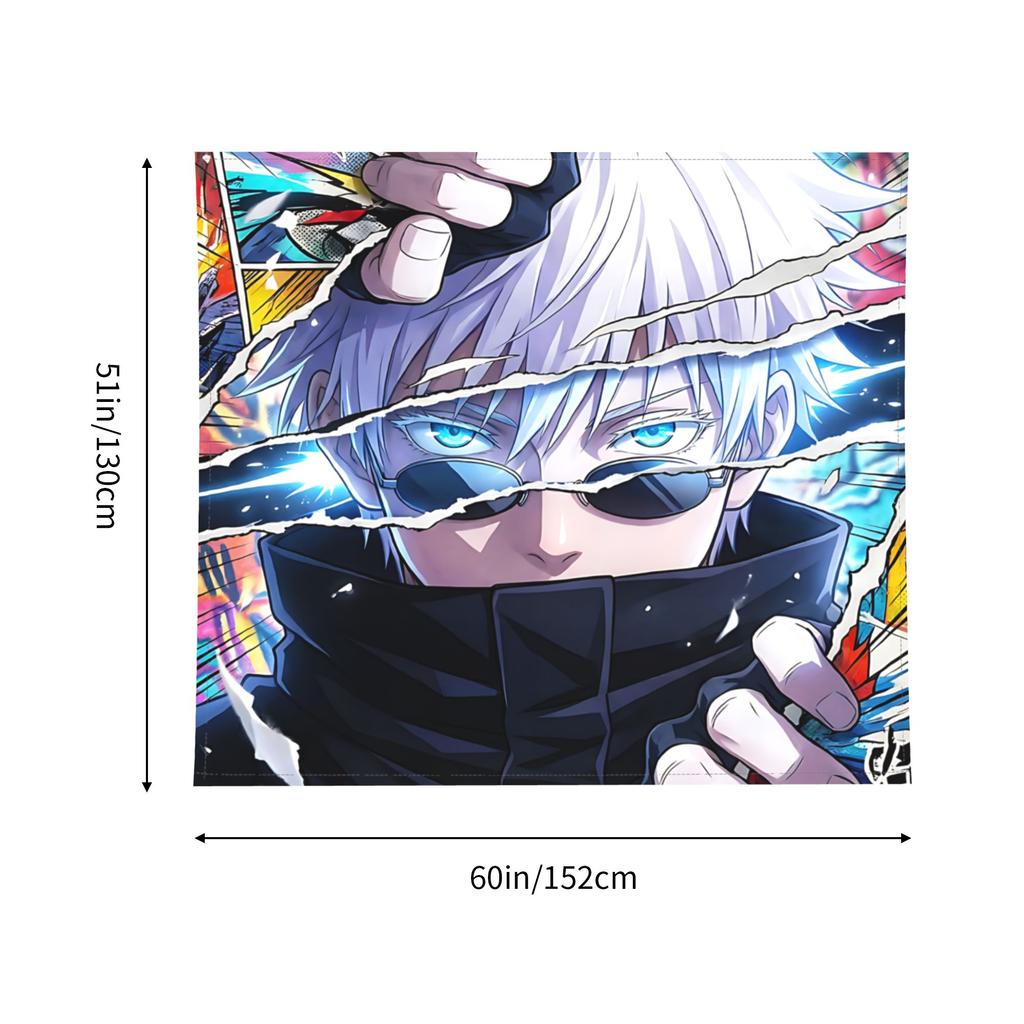 Jujutsu Kaisen Cutecore Tapestry funko Wall Hanging Blanket Tapestry Home Decor Items Wall Decorations