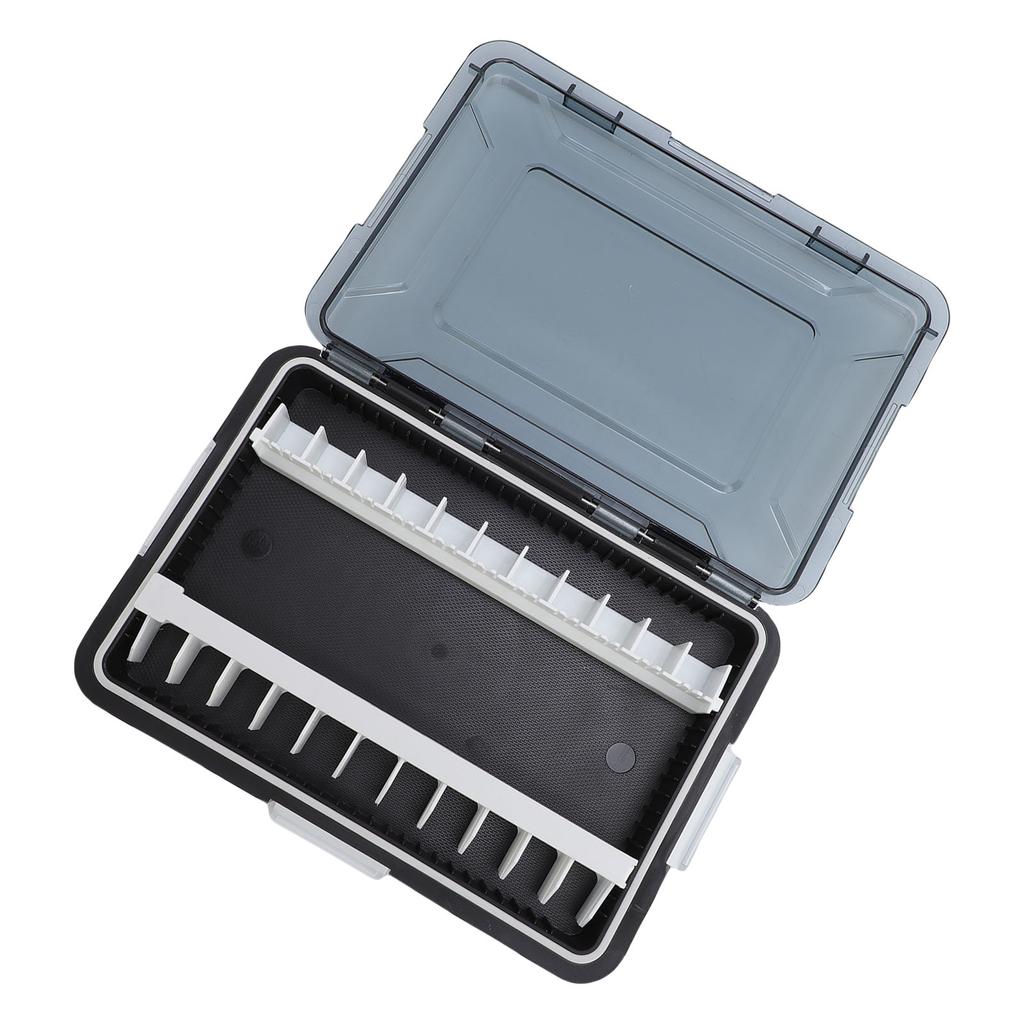 Squid Jig Hook Storage Case Container ABS Plastics Transparent Lid Squid Bait Lure Organizer Box Tackle Box for Sea