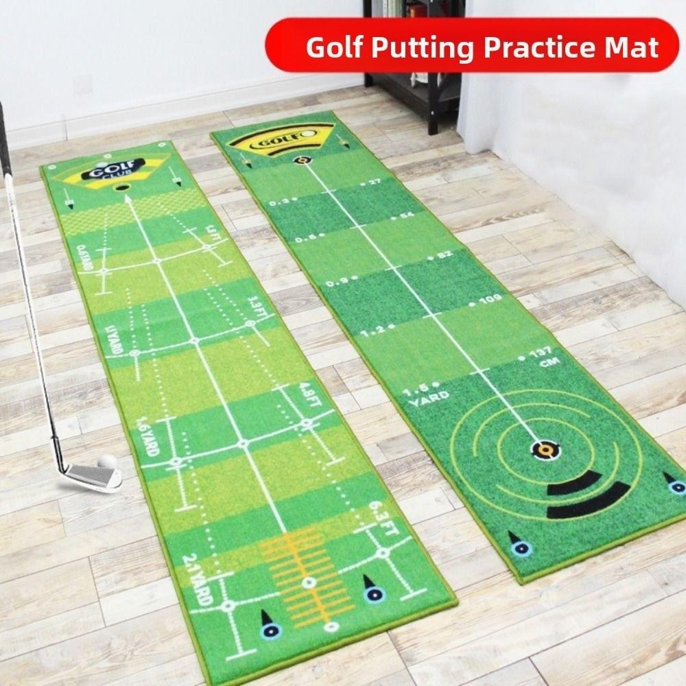 Anti-Slip Golf Training Pad 50X300cm Golf Putting Green Blanket Golf Putting Practice Mat Exercise