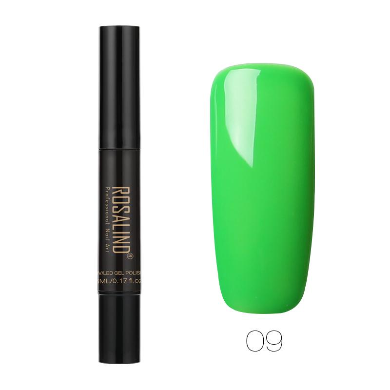 ROSALIND Гель-лак для ногтей 5 мл 01-58 Soak Off Top White Brush Pen Nails Art Полуперманентный УФ-гель