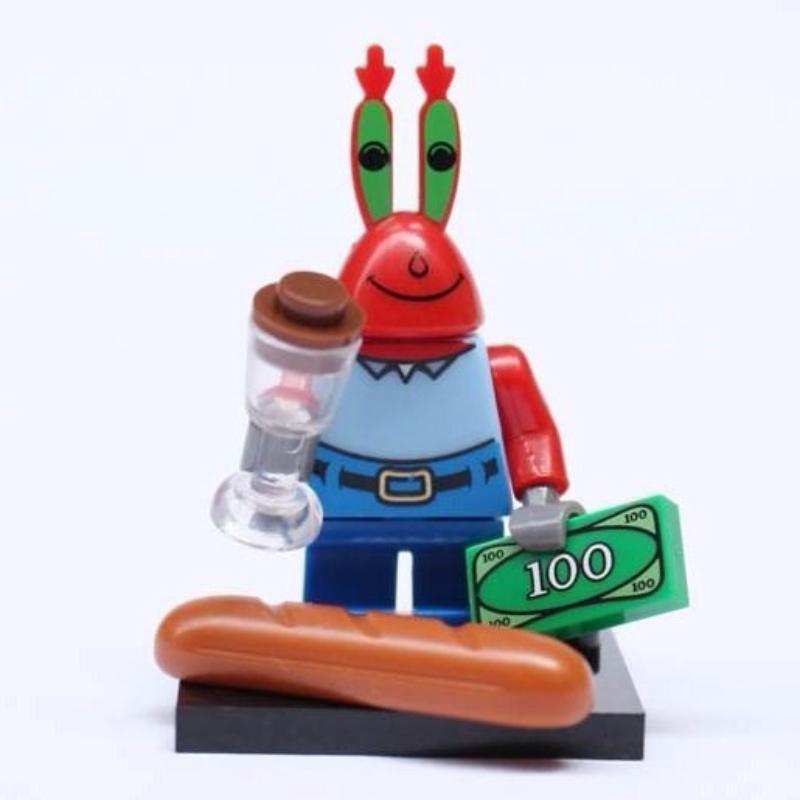 Spongebob Patrick Star Blocks Cartoon Anime Assembled Model  Small Building Blocks Children Cute Boys Girls  Educational Gifts
