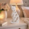 Decorative Figurines for Living Room 3D Printed Spiral Cat Figurine Hollow Modern Abstract Sculpture Ornaments Home Decor Desk Shelf Minimalist Art
