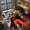 Naruto Home Decor Carpet Large Area Rugs Non Slip Washable Floor Mat for Gamer Room Bedroom