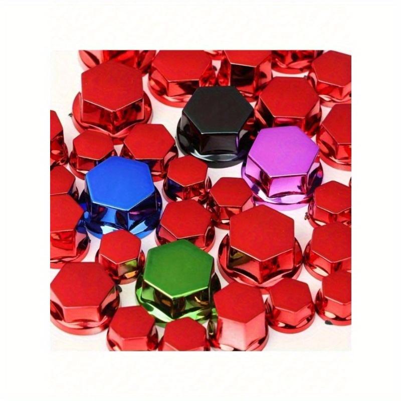 30pcs/Pack Motorcycle Screw Cover Motorcycle Body Plastic Decoration Kit Nut Shaped Cover Motorcycle Modification Accessories Screw Cover