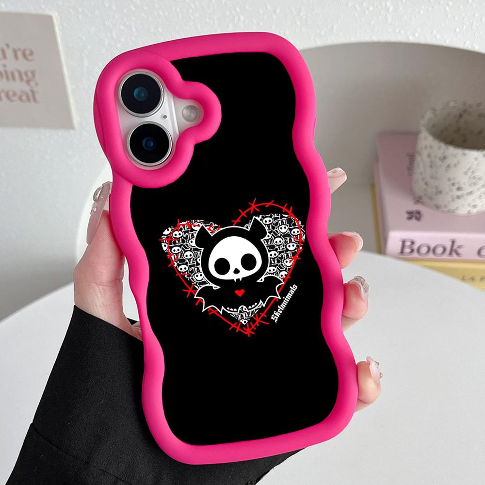 Skelanimal Diego Чехол для мобильного телефона из ТПУ с волнистым краем для iPhone 17 16 15 14 13 12 11 Air Pro Max Plus Цветная крышка