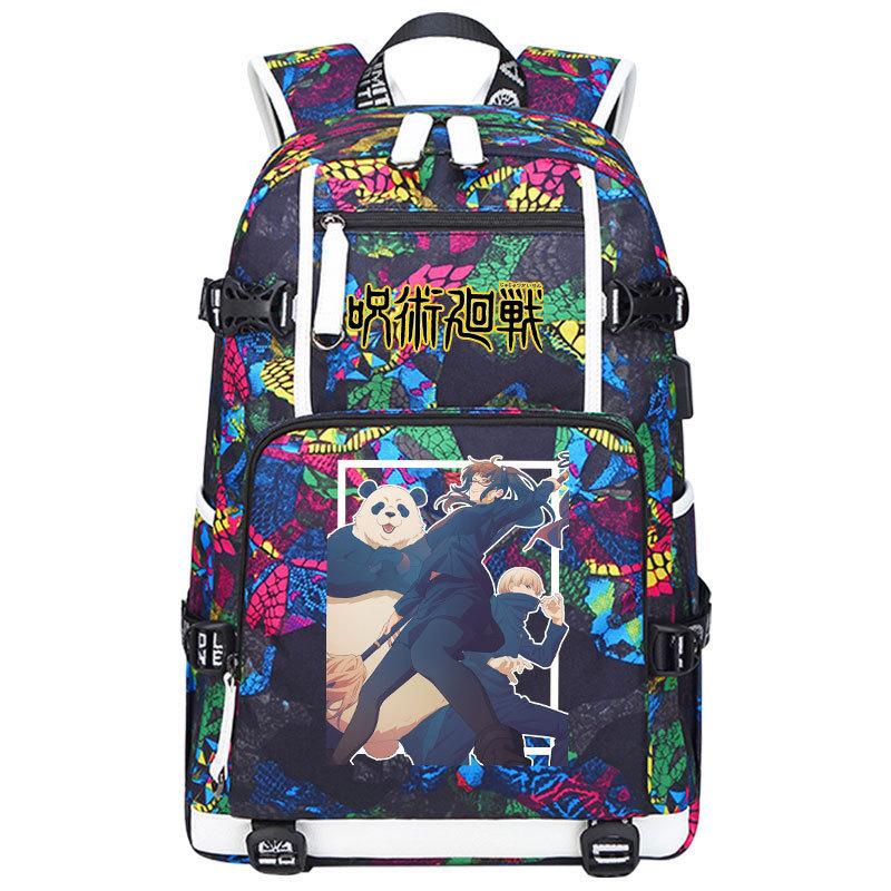 Сумка Аниме Периферия Пять Ушу Двумерный Рюкзак для Учеников Средней Школы и Учеников Начальной Школы Рюкзак Большой Вместимости