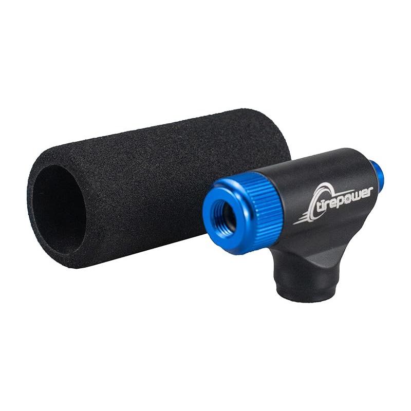 Ctrepower Aluminum Alloy CO2 Bike Tire Inflator Quick Push Button Release Fits Presta & Schrader Valves for Road & Mountain Bike