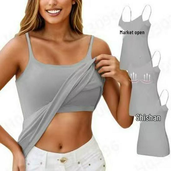 Модальная майка с встроенной нагрудной подушечкой и стильным дизайном спины