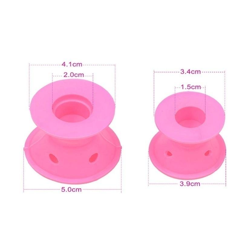 Женские силиконовые спиральные ролики, для завивки волос. 10 шт