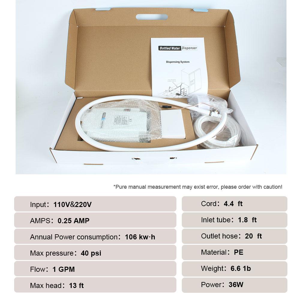 Электрический насос-диспенсер для бутилированной воды Автоматическая домашняя система водяного насоса Насос-диспенсер для кувшина с водой высокого давления для кофемашины