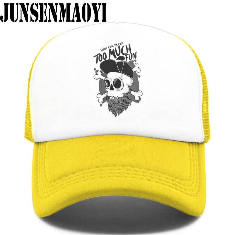 Кепка-дальнобойщик в стиле хип-хоп для взрослых и детей, молодежная забавная кепка-скелет, кепка RUDE, кепка в стиле хип-хоп, уличная культурная кепка с крутыми черепами, летняя сетчатая кепка