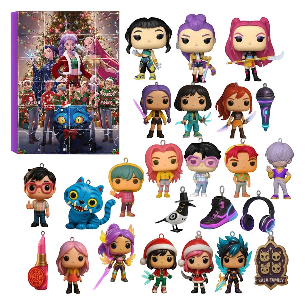 3D Witch Doll Surprise Box, 24 Dolls Waiting For You To Unpack, Christmas Surprise Gift For Friends And Children