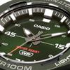 Casio Стандартные аналоговые кварцевые часы со светодиодной подсветкой зеленого цвета Overseas Model [Casio] MW-620H-3AV мужские [Товар]