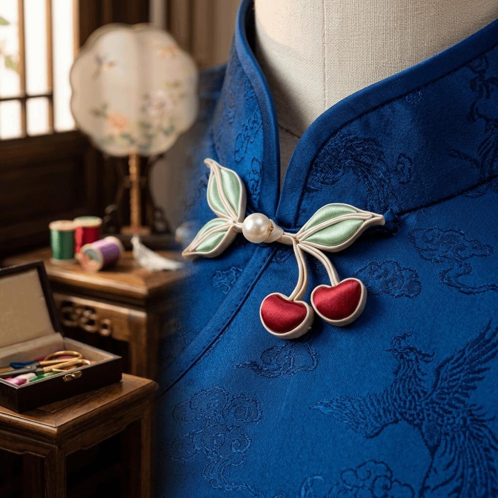 Pearl Buttons Cheongsam Buttons Classical Tang Suit Buttons Hanfu Decorative Buckle Clothing