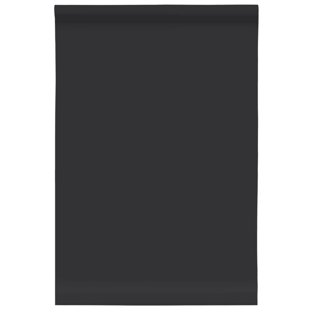 Vidaxl Samoprzylepna Okleina Meblowa, Matowa Czerń, 90X500 Cm, Pvc